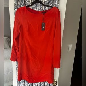 Tibi size 6 brand new dress. salmon color. Open back